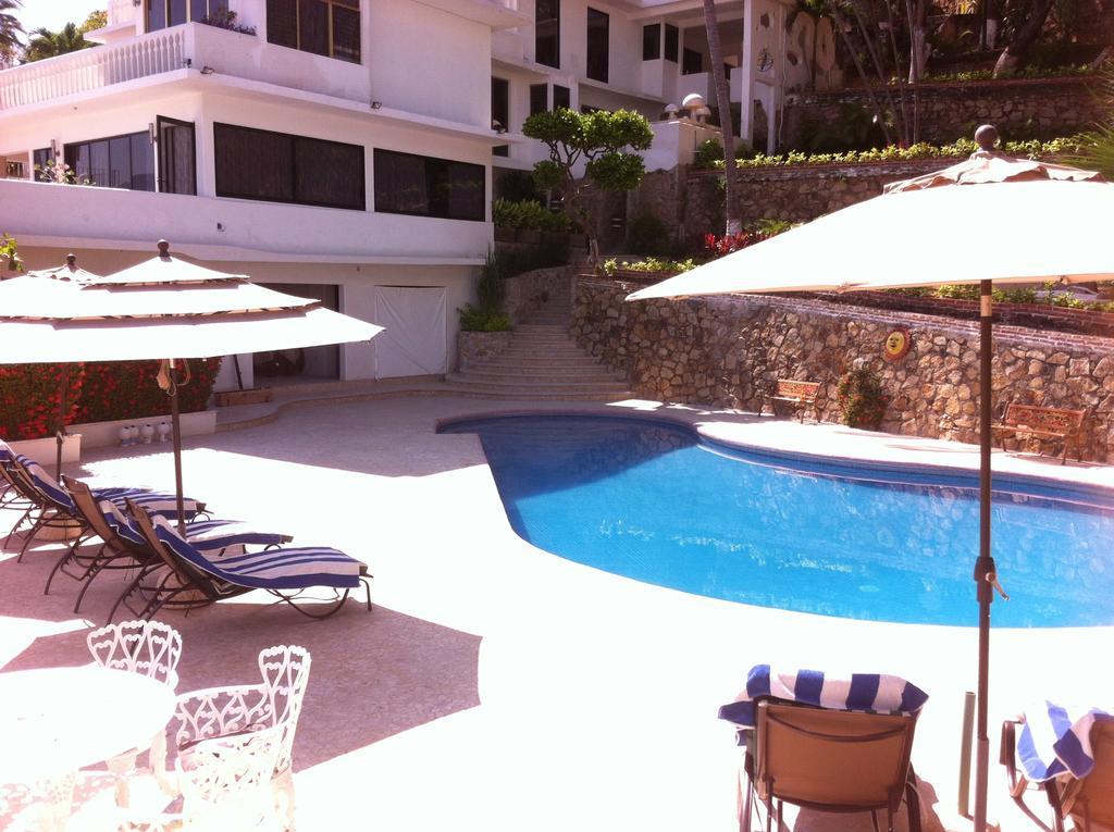 Villa Guitarron Gran Terraza Vista Espectacular 6 Huespedes Piscina Gigante Acapulco Quarto foto